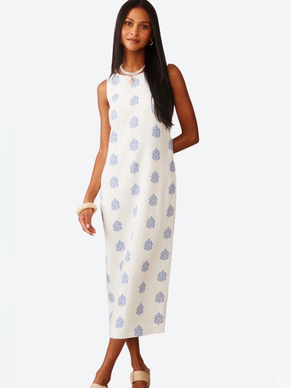 J Mclaughlin Ella Linen Blend Dress in Apertivo. STUNNING!! Lined —New WTags $27